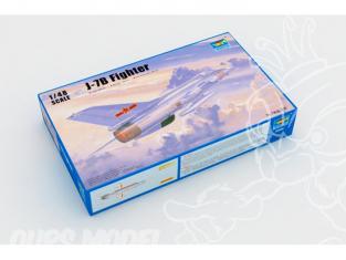 Trumpeter maquette avion 02860 J-7B CHASSEUR CHINOIS 1/48