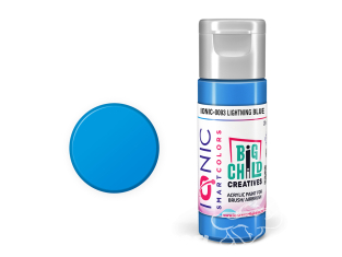 IONIC MIG peinture acrylique 0093 Bleu foudre - Lightning Blue 20ml