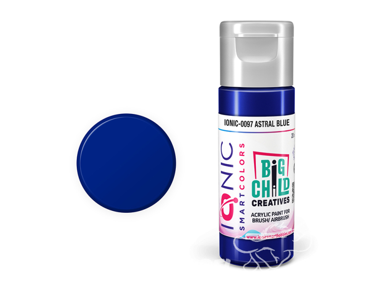 IONIC MIG peinture acrylique 0097 Bleu astral - Astral Blue 20ml