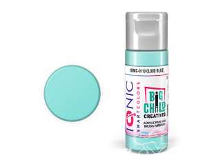 IONIC MIG peinture acrylique 0110 Bleu nuage - Cloud blue 20ml