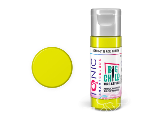 IONIC MIG peinture acrylique 0132 Vert acide - Acid Green 20ml