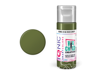 IONIC MIG peinture acrylique 0146 Gris roche - Rock Grey 20ml