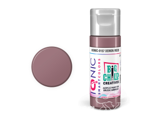 IONIC MIG peinture acrylique 0157 Rouge Demon - Demon Red 20ml