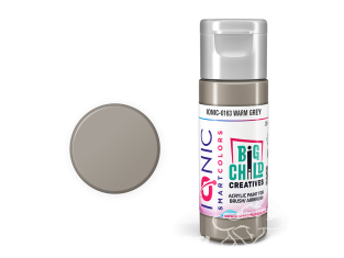 IONIC MIG peinture acrylique 0163 Gris chaud - Warm Grey 20ml
