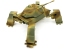 Modelcollect maquette militaire UA72353 German e75 Mech 150mm STUG 1/72