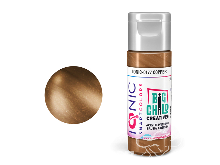 IONIC MIG peinture acrylique 0177 Cuivre - Copper 20ml