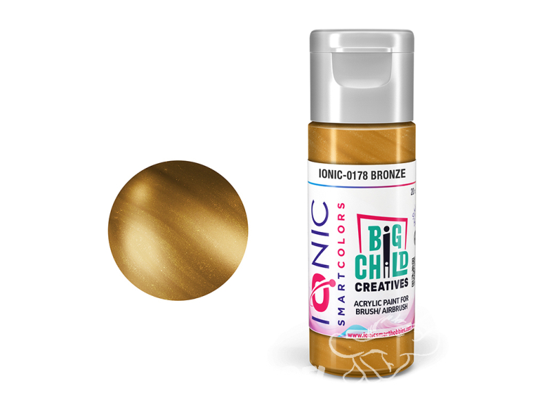 IONIC MIG peinture acrylique 0178 Bronze 20ml