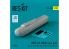 ResKit kit armement Avion RS32-0138 GPU-5/A 30MM GUN POD 1 PCS IMPRIMÉ EN 3D 1/32