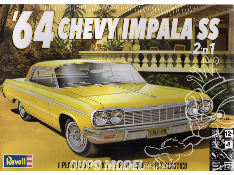 Revell maquette voiture 4487 Chevy Impala SS 1964 1/25