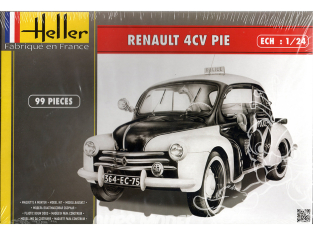 Heller maquette voiture 80764 Renault 4CV Pie 1/24