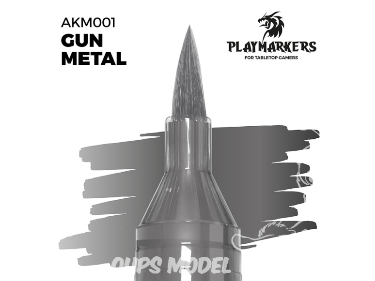Ak Interactive AKM001 PLAYMARKER GUN METAL