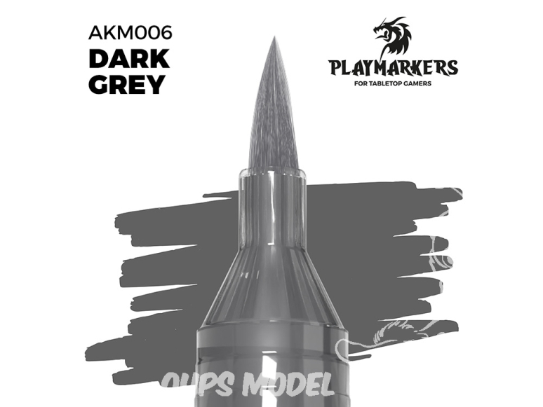 Ak Interactive AKM006 PLAYMARKER GRIS FONCÉ