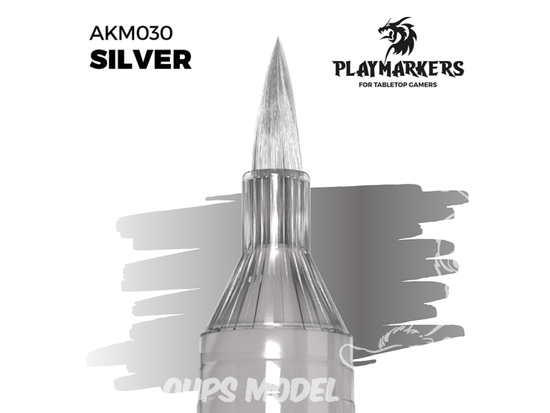 Ak Interactive AKM030 PLAYMARKER ARGENT
