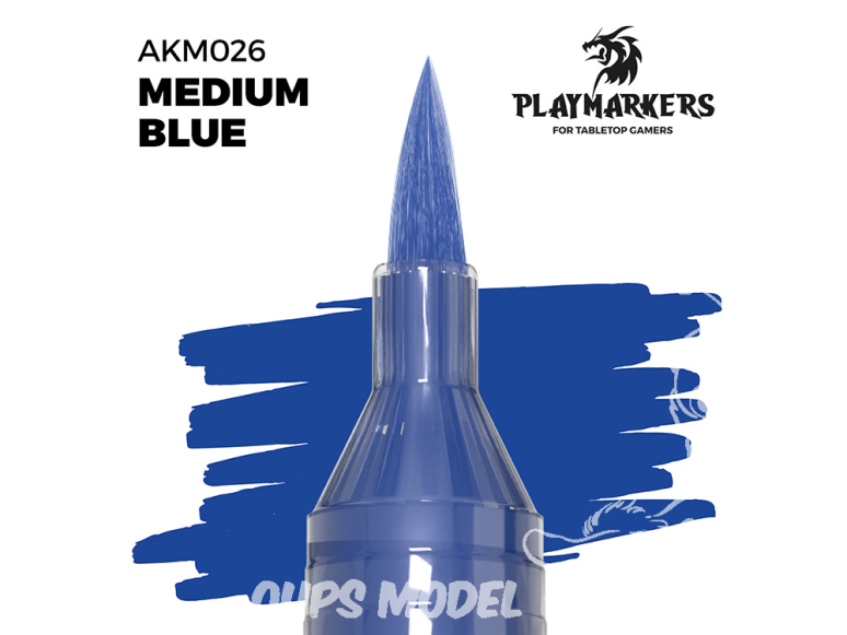 Ak Interactive AKM026 PLAYMARKER BLEU MOYEN