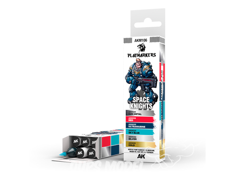 Ak Interactive AKM106 PLAYMARKER SET CHEVALIERS DE L'ESPACE