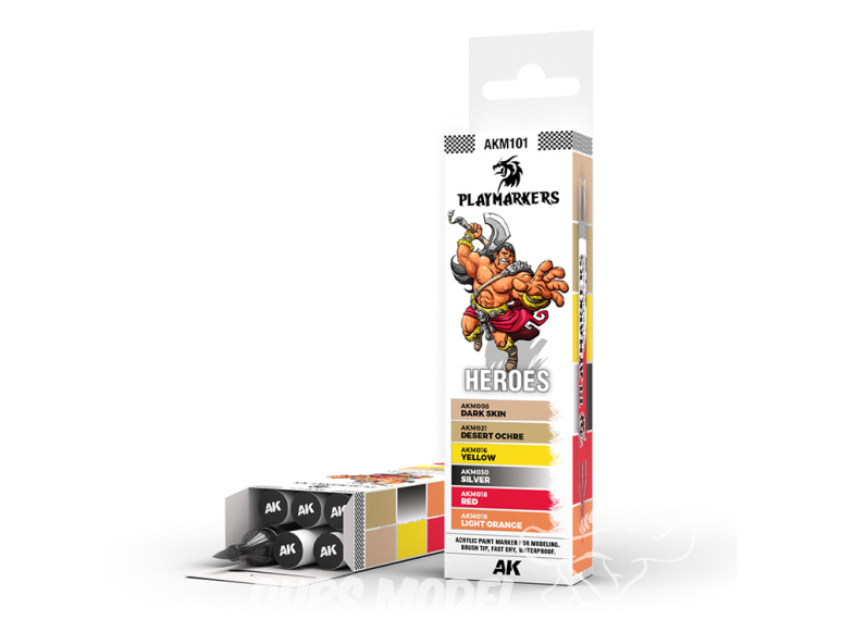 Ak Interactive AKM101 PLAYMARKER SET HEROES