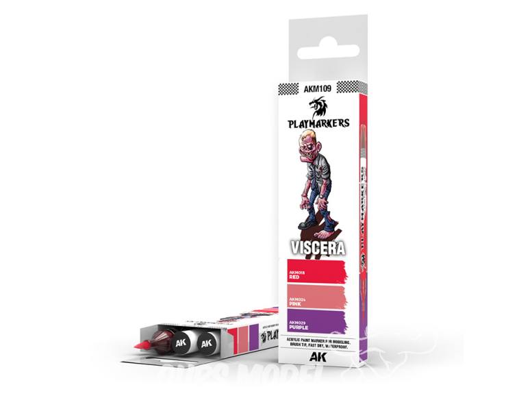 Ak Interactive AKM109 PLAYMARKER SET VISCÈRES
