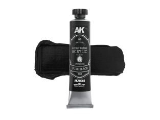 Ak Interactive AKD003 ARTISTIC DENSE ACRYLIC COLOR NOIR PUR