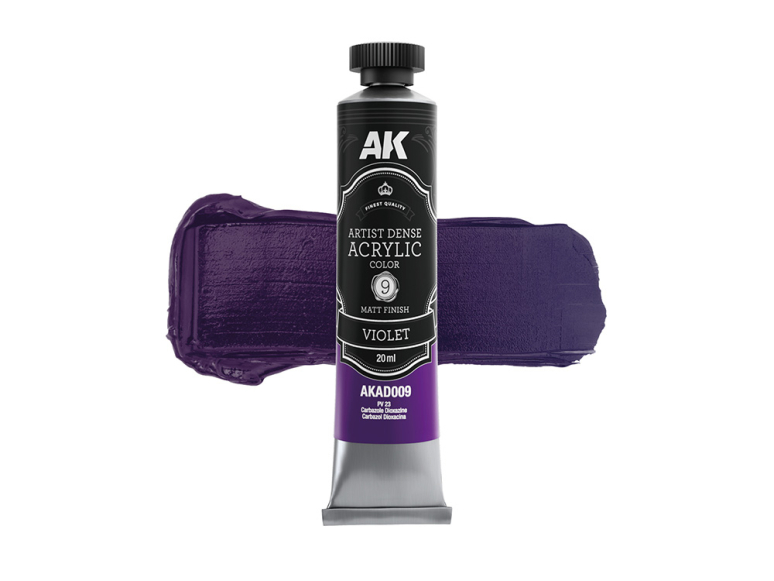 Ak Interactive AKD009 ARTISTIC DENSE ACRYLIC COLOR VIOLET