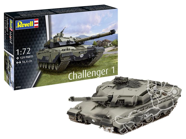 Revell maquette militaire 03365 Challenger 1 1/72