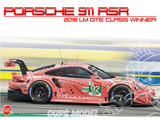 NuNu maquette voiture de Piste PN24040 Porsche 911 RSR 2018 Le Mans GTE Vainqueur 1/24