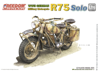 Freedom maquette militaire 16006 Bmw R75 Solo WWII 1/16