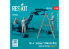 ResKit Figurine RSF48-0060 Conducteur et aviateurs du Jammer MJ-4 MHU-83 B/E, scène 1, 3 pièces imprimées en 3D 1/48