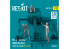ResKit Figurine RSF32-0052 Conducteur et aviateurs du Jammer MJ-4 MHU-83 B/E, scène 2, 3 pièces imprimées en 3D 1/32