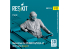 ResKit Figurine RSF48-0074 Conducteur masculin pour tracteur de pont US NAVY A/S32A-49 scène 3 1 piéce imprimé en 3D 1/32