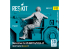 ResKit Figurine RSF48-0073 Conducteur masculin pour tracteur de pont US NAVY A/S32A-49 scène 2 1 piéce imprimé en 3D 1/32