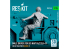 ResKit Figurine RSF35-0005 Conducteur masculin pour tracteur de pont US NAVY A/S32A-49 scène 2 1 piéce imprimé en 3D 1/35