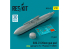 ResKit kit armement Avion RS32-0471 SUU-23 20MM GUN POD FERMÉ GUN BAY POUR F-4 PHANTOM II USAF 1 PCS IMPRIMÉ 3D 1/32