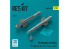 ResKit kit armement Avion RS32-0410 Missiles Firestreak 2 pièces imprimés en 3D 1/32