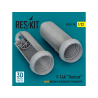 ResKit amelioration RSU32-0130 Tuyères d'échappement ouvertes F-14A "Tomcat" pour kit Tamiya (Impression 3D) 1/32