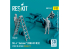 ResKit Figurine RSF32-0051 Conducteur et aviateurs du Jammer MJ-4 MHU-83 B/E, scène 1, 3 pièces imprimées en 3D 1/32