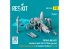 ResKit Figurine RSF32-0050 Mécaniciens d&#039;avions britanniques avec nacelle de canon SUU-23 de 20 mm 1/32