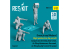 ResKit Figurine RSF32-0047 Maillot vert Moderne Position droite depuis l&#039;avion Catapulte 1/32