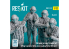 ResKit Figurine RSF32-0030 Maillot marron moderne capitaines d&#039;escadre sous-officiers principaux de ligne d&#039;escadre 4p 3D 1/32