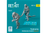 ResKit Figurine RSF32-0029 Maillot violet équipe de ravitaillement scène moderne 1 2pièces imprimées en 3D 1/32