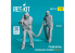 ResKit Figurine RSF32-0028 Maillot violet équipe de ravitaillement scène moderne 1 2pièces imprimées en 3D 1/32