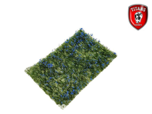 Titans Hobby végéation TTH326 Prairie fleurie 10 x 15cm Longueur 15mm - Fleurs bleues