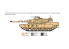 Italeri maquette militaire 35108 M1A1 Abrams - WAR THUNDER 1/35