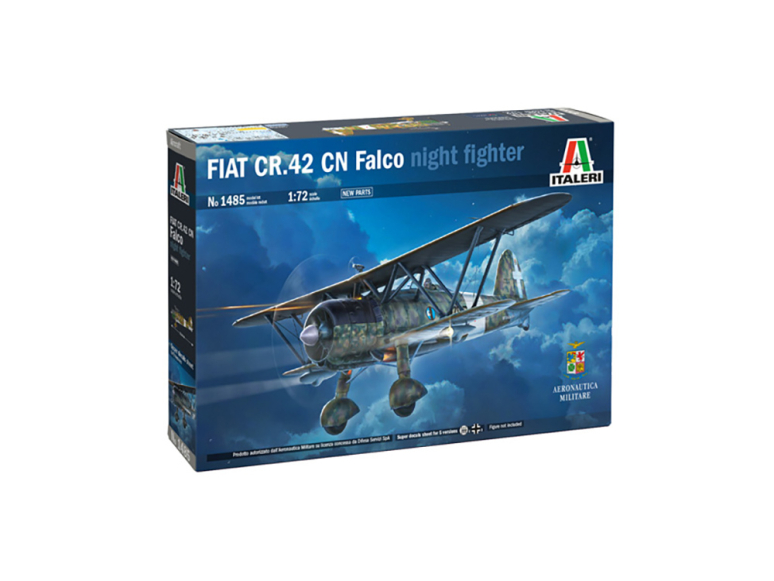 Italeri maquette avion 1485 FIAT CR.42 CN "Falco" Night Fighter 1/72