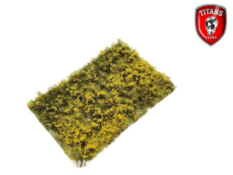 Titans Hobby végéation TTH327 Prairie fleurie 10 x 15cm Longueur 15mm - Fleurs verge d'or