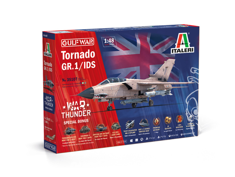 Italeri maquette avion 35107 Tornado GR.1/IDS Gulf War - WAR THUNDER 1/48