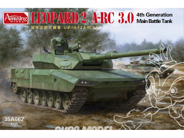 Amusing maquette militaire 35A062 Leopard 2 A RC3.0 1/35