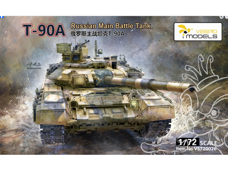 Vespid Models maquette militaire VS720026 T-90A 1/72