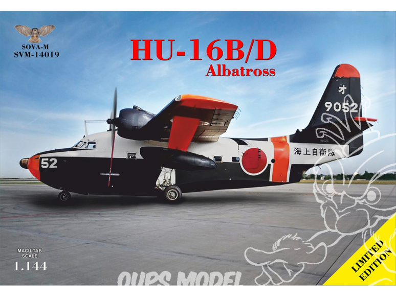 SOVA-M maquette avion 14019 Grumman HU-16B/D Albatross 1/144