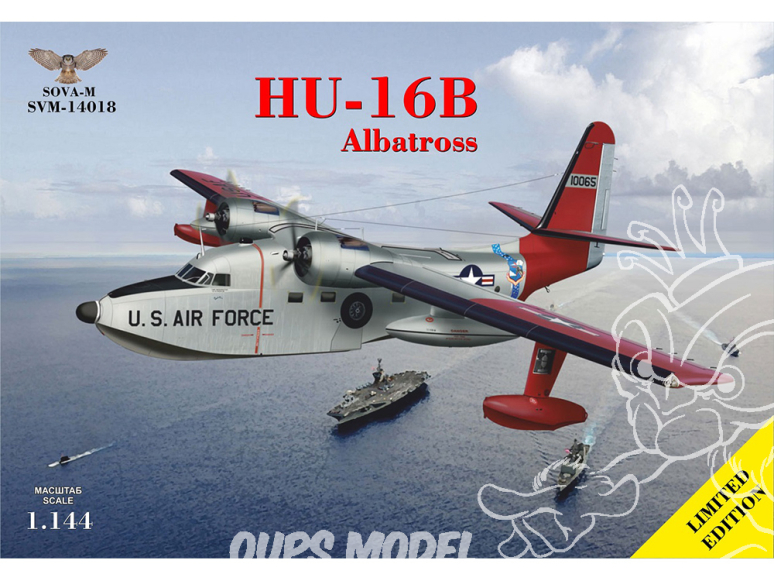 SOVA-M maquette avion 14018 Grumman HU-16B Albatross 1/144