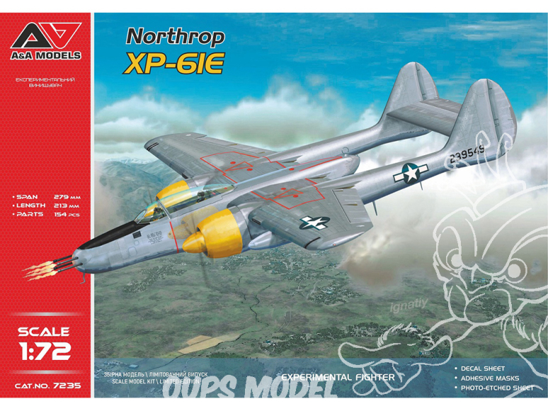 AA Models maquette avion 7235 Northrop XP-61R 1/72